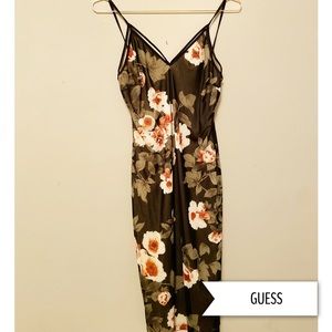 Guess sheer lined floral dress • XL • worn once
